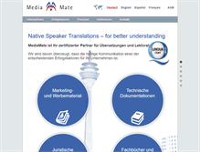 Tablet Screenshot of mediamate.de